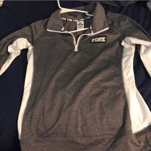 Gray Quarter Zip
